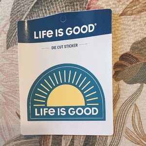 HOME: LIFE IS GOOD SUNRISE STICKER